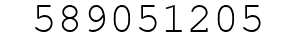 Number 589051205.