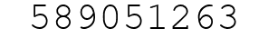Number 589051263.