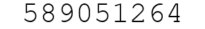 Number 589051264.