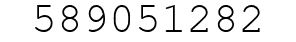 Number 589051282.
