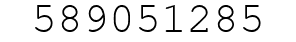 Number 589051285.