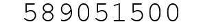 Number 589051500.
