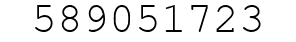 Number 589051723.