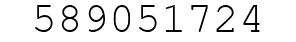 Number 589051724.
