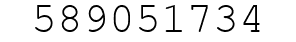 Number 589051734.