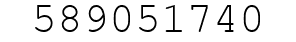 Number 589051740.