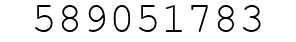 Number 589051783.