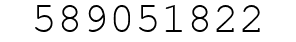 Number 589051822.
