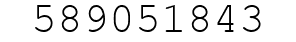Number 589051843.
