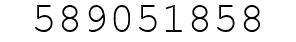 Number 589051858.