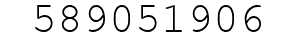 Number 589051906.