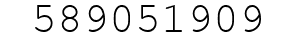 Number 589051909.
