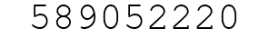 Number 589052220.