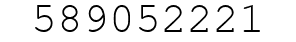 Number 589052221.