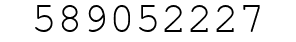 Number 589052227.