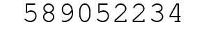 Number 589052234.