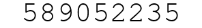 Number 589052235.