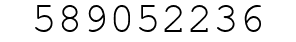 Number 589052236.