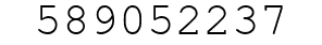 Number 589052237.
