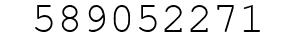 Number 589052271.