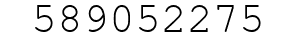 Number 589052275.