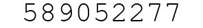 Number 589052277.