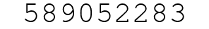 Number 589052283.