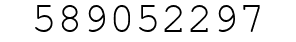 Number 589052297.