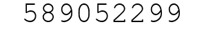 Number 589052299.
