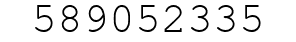Number 589052335.
