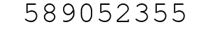 Number 589052355.