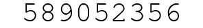 Number 589052356.