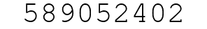 Number 589052402.