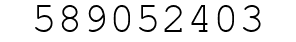 Number 589052403.