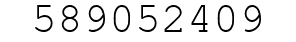Number 589052409.