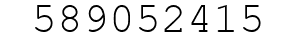 Number 589052415.