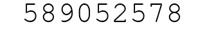 Number 589052578.