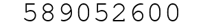 Number 589052600.
