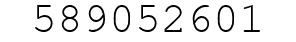 Number 589052601.