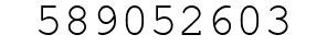 Number 589052603.