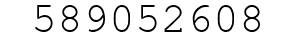 Number 589052608.