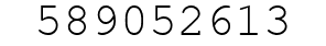 Number 589052613.