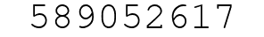 Number 589052617.