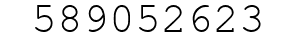 Number 589052623.