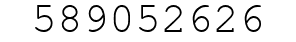 Number 589052626.