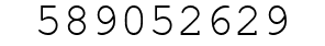Number 589052629.