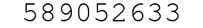 Number 589052633.