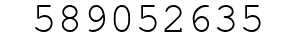 Number 589052635.