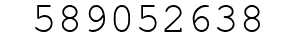 Number 589052638.