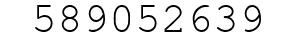 Number 589052639.